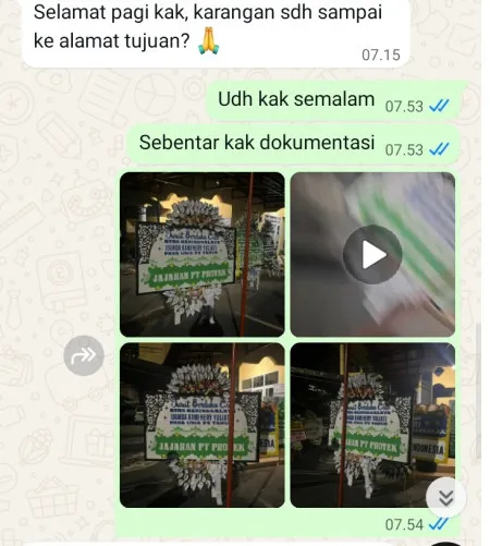 Pengiriman Papan Bunga Selamat Sukamulya