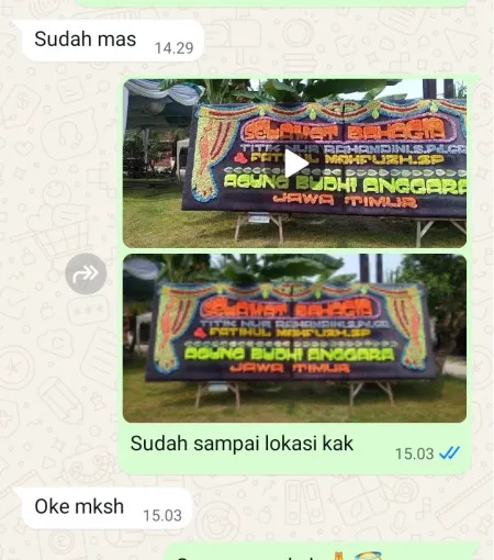 Pengiriman Papan Bunga Sukamulya